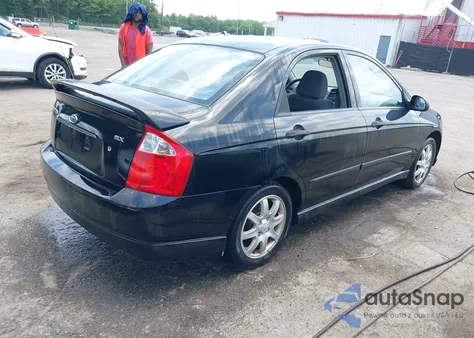 2006 Kia Spectra Ex/Lx/Sx из США, поврежденный, VIN KNAFE121X65279666